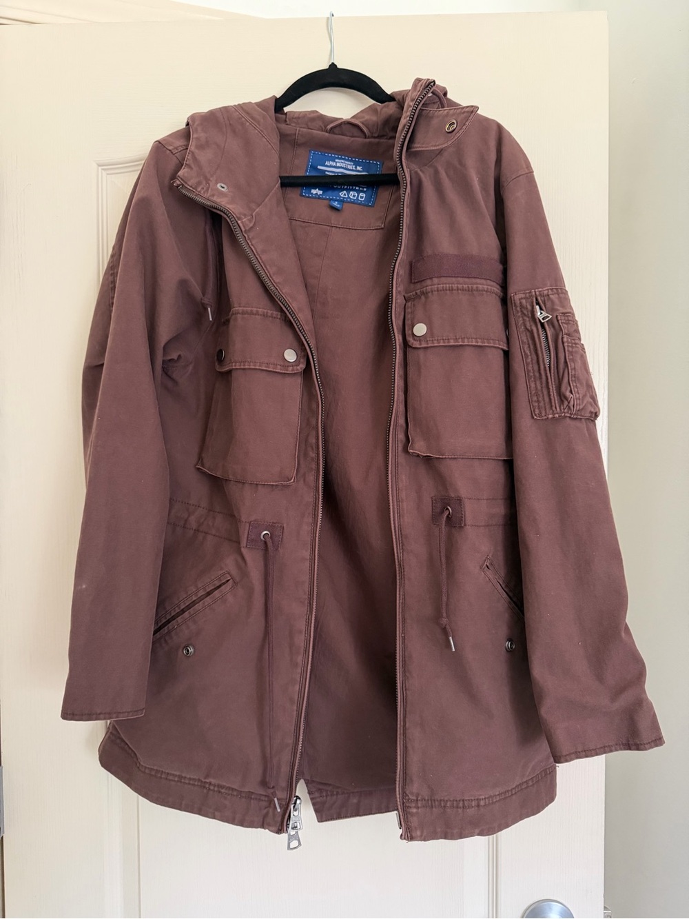 Urban Outfitters x Alpha industries Hooded Utility Jacket
